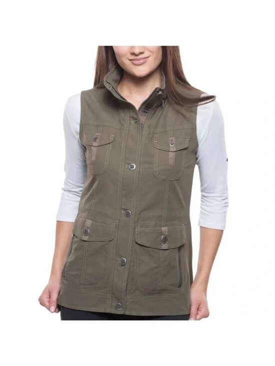 Kuhl Jackets & Blazers - Kuhl Womens Rekon Cavas Utility Zip Up Vest Size Small
